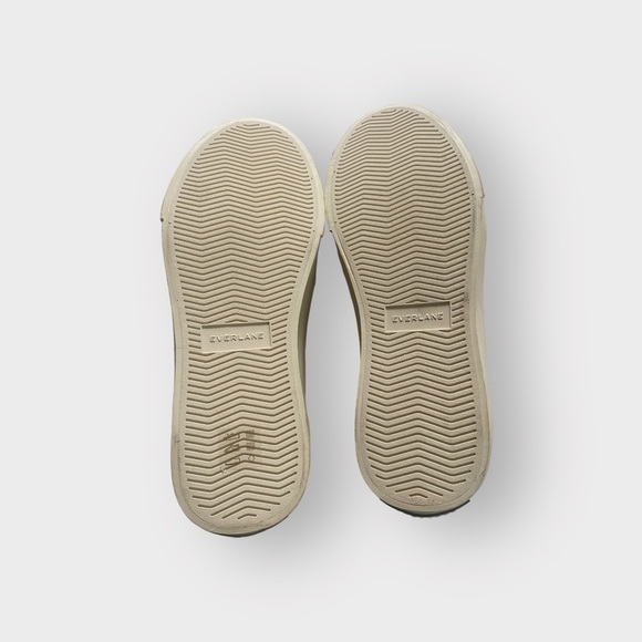 Everlane Off White Organic Cotton Canvas Slip On Sneakers Sz 7W - Picture 8 of 9
